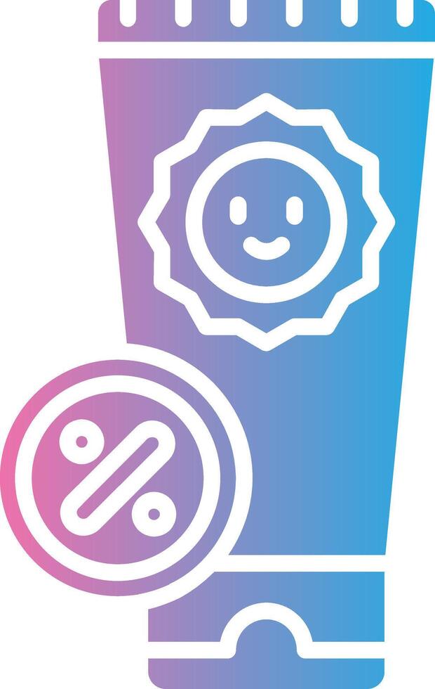 Sunscreen App Focused Design vector