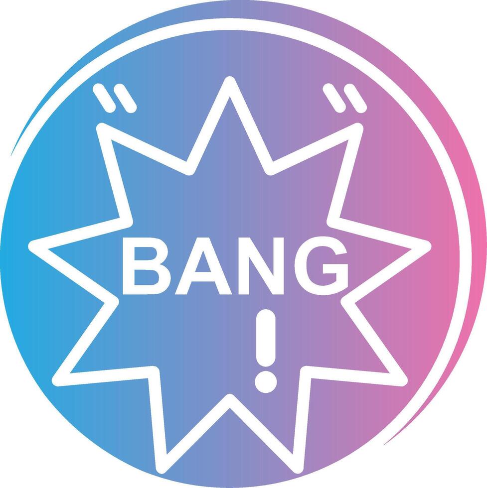 Bang Isometric Web Illustration vector