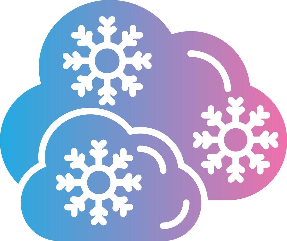 Snowy Color Block Badge vector