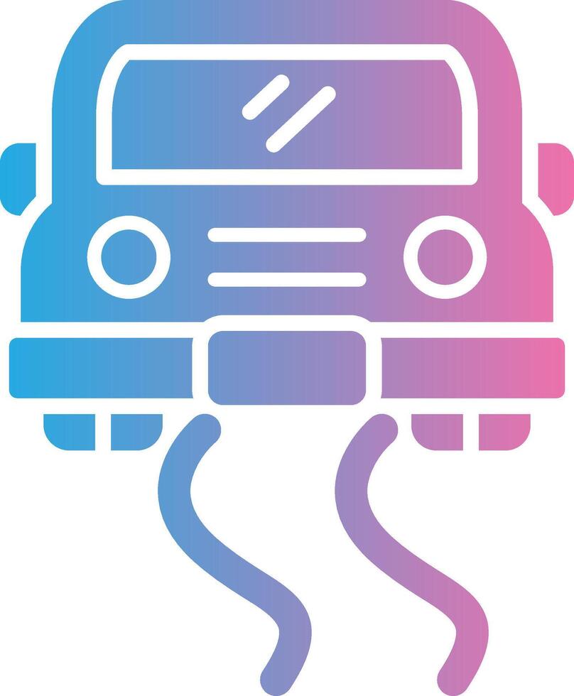 Slippery Road Bold App Graphic vector