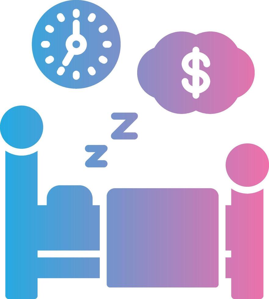 Bed Soft Outline Graphic vector