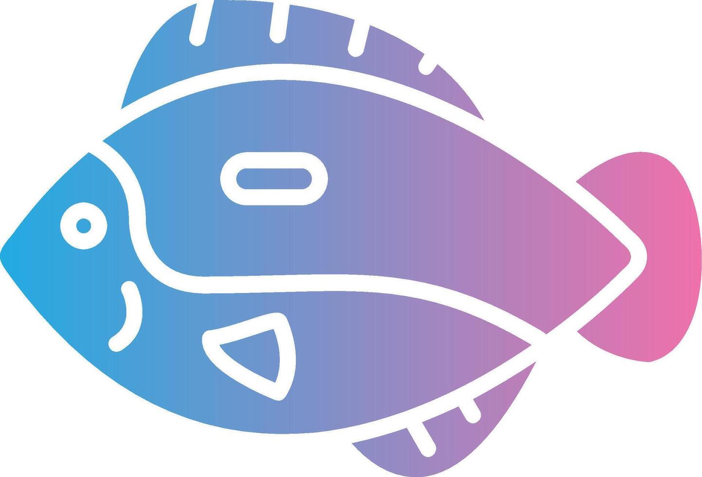 Blue Tang Fish Pastel Tone Form vector
