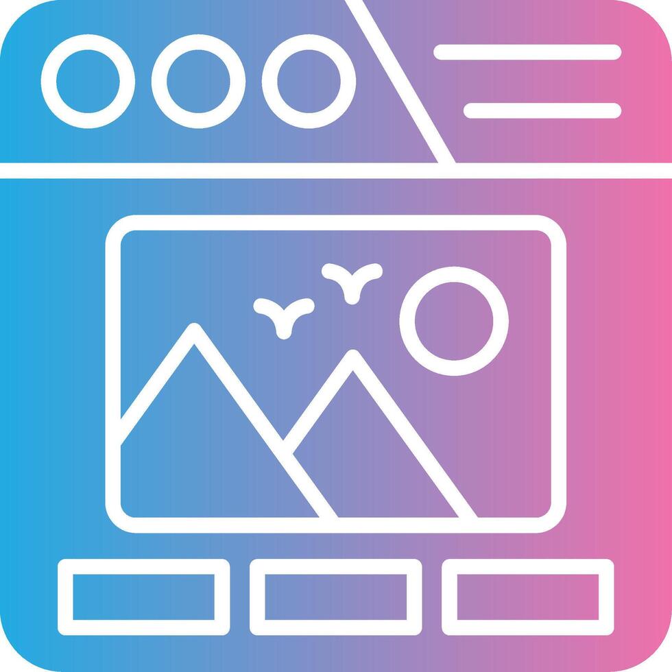 Call To Action Smooth UI Symbol vector