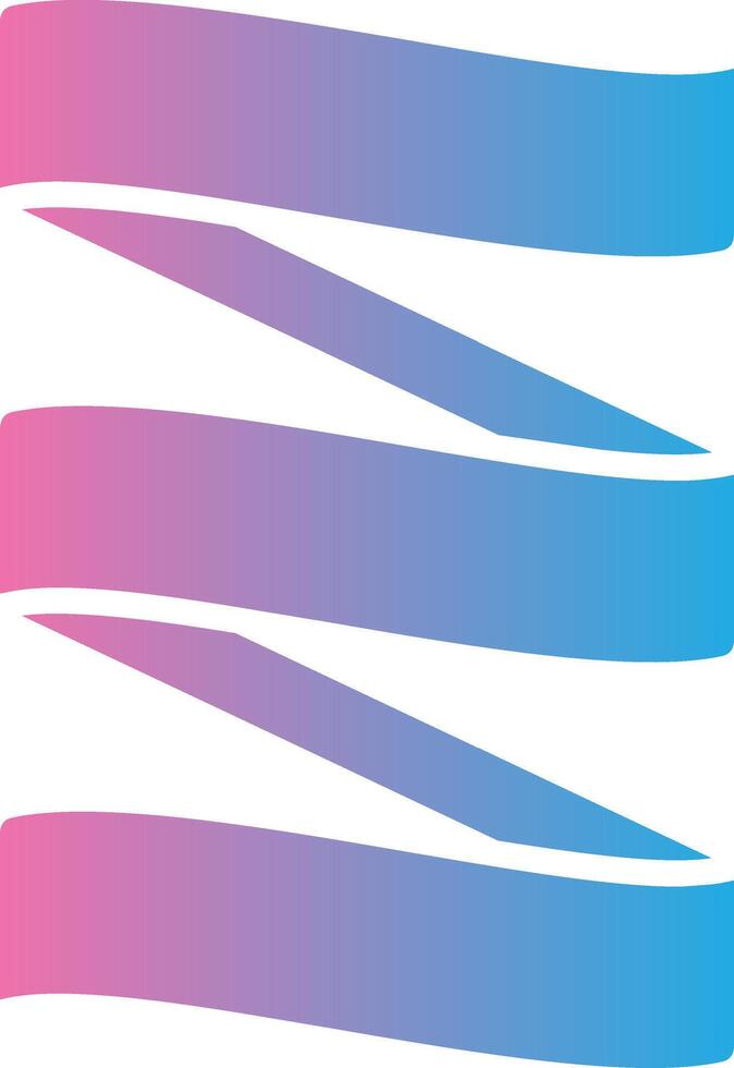 Zig Zag User-Friendly Drawing vector