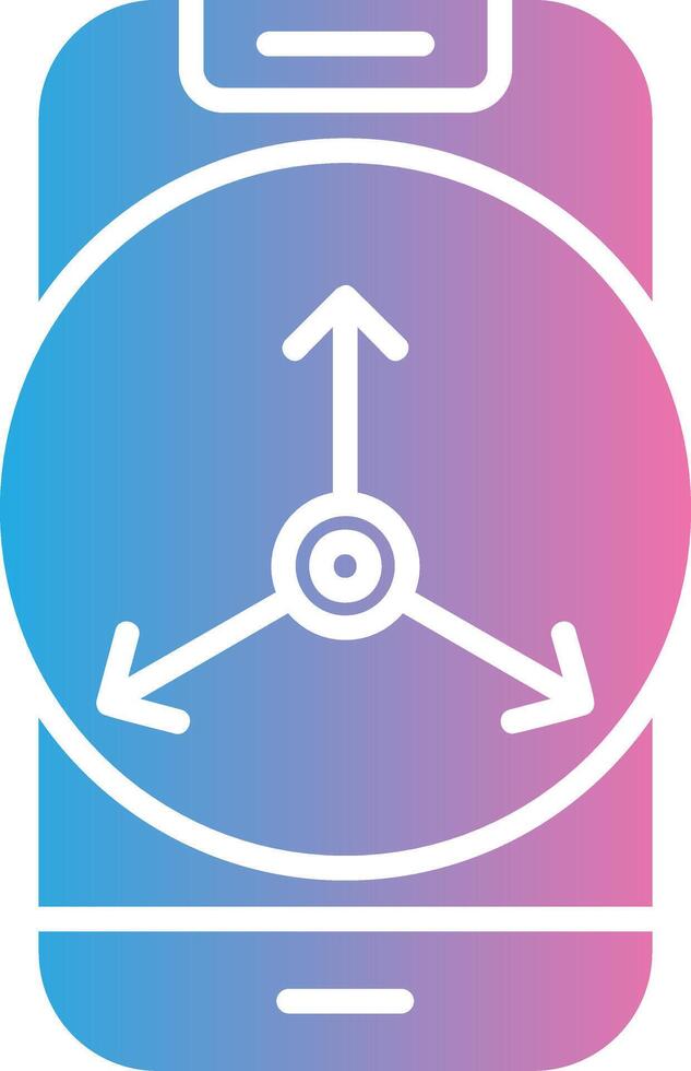 Accelerometer Sensor User Interface Mark vector