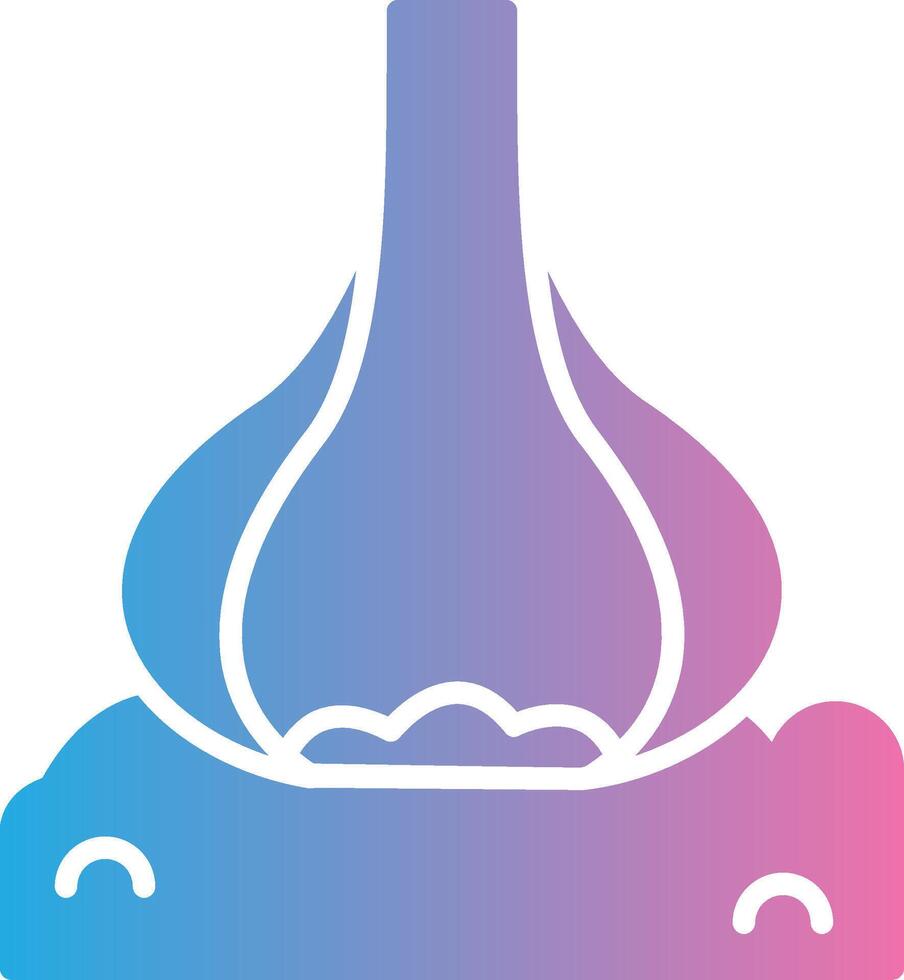 Garlic Solid Fill Symbol vector