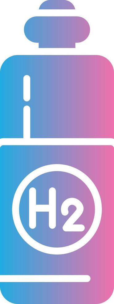 Hydrogen Geometric Style Badge vector