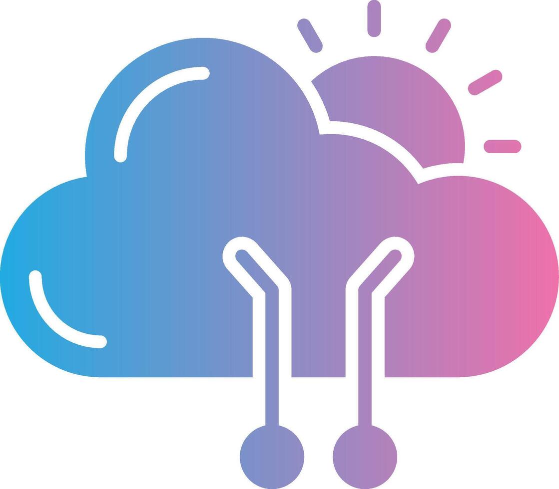 Cloud UX Focused Shape vector
