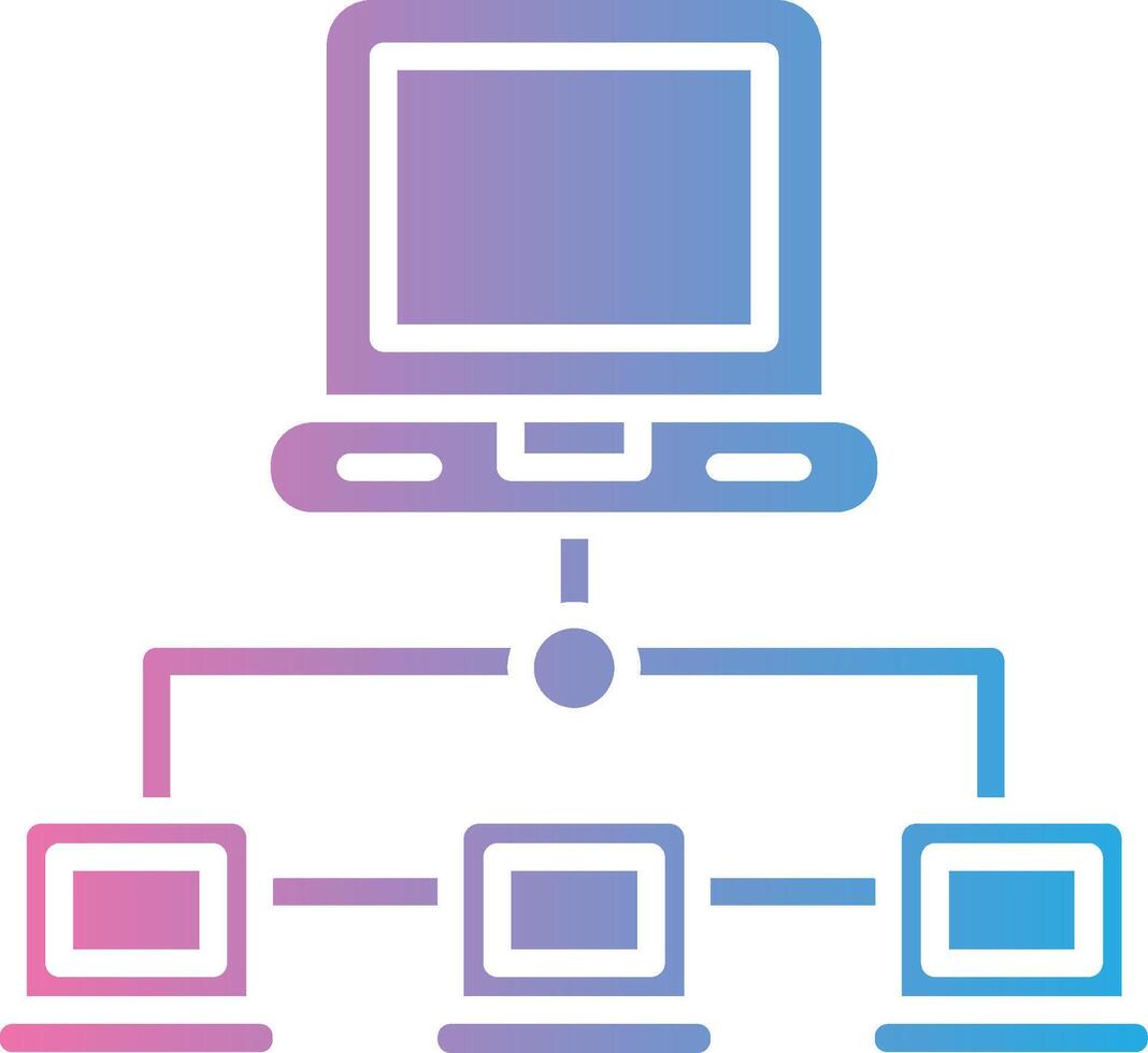 Computer Networking User Interface Mark vector