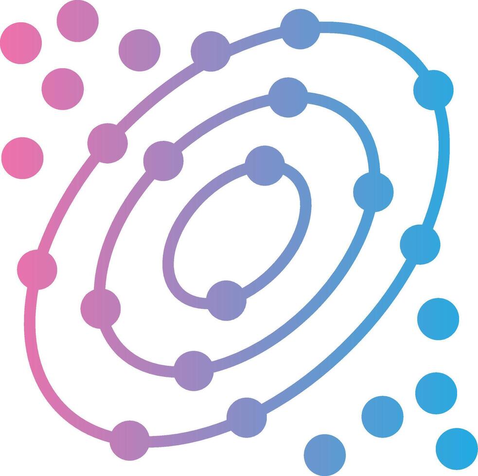 Galaxy Minimal Graphic Visual vector