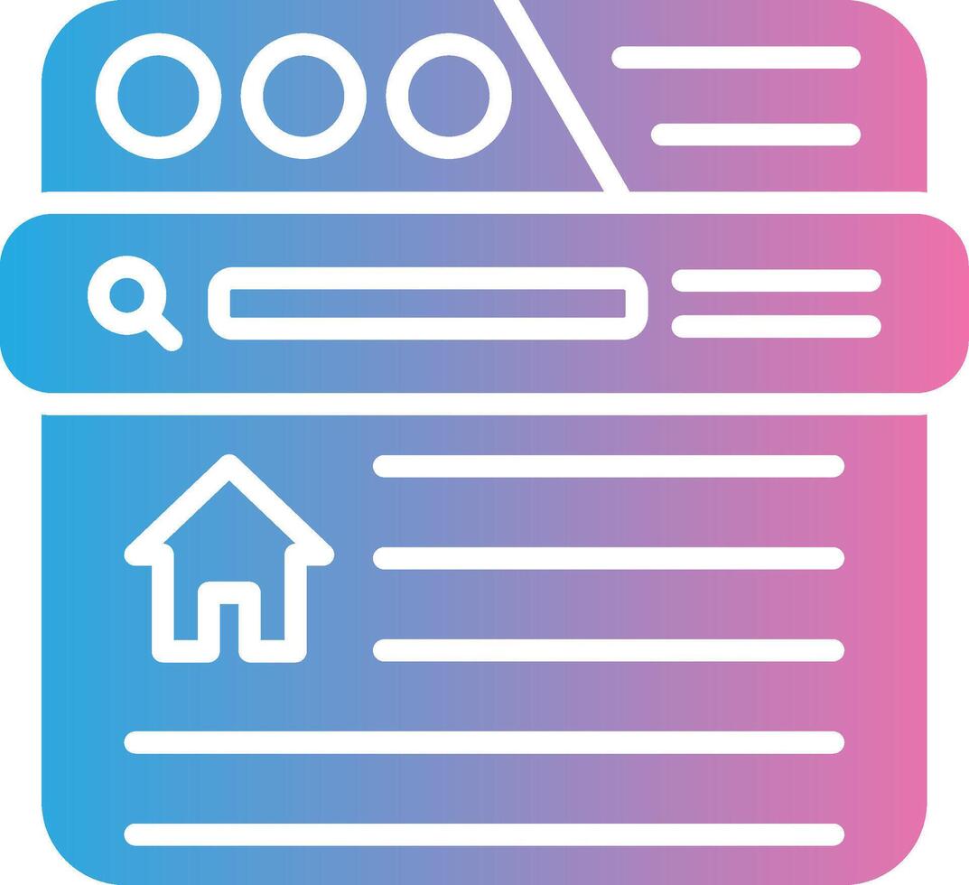 Home Page Dark Mode Symbol vector