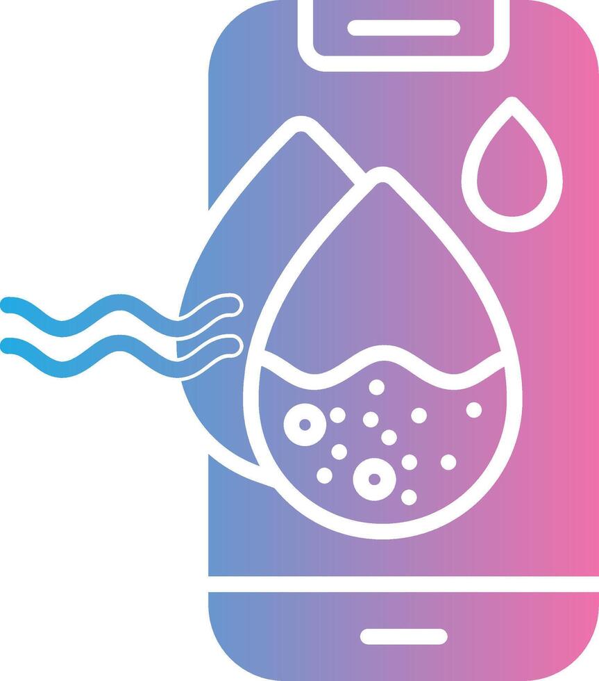 Humidity Gradient Style Element vector