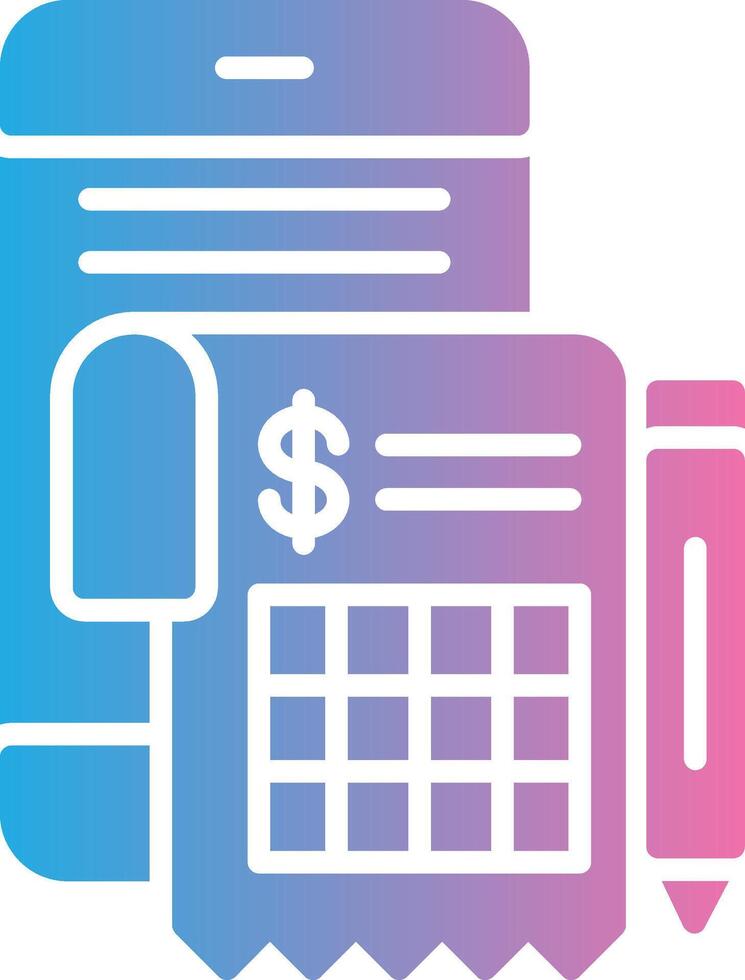 Digital Invoice Futuristic UI Mark vector