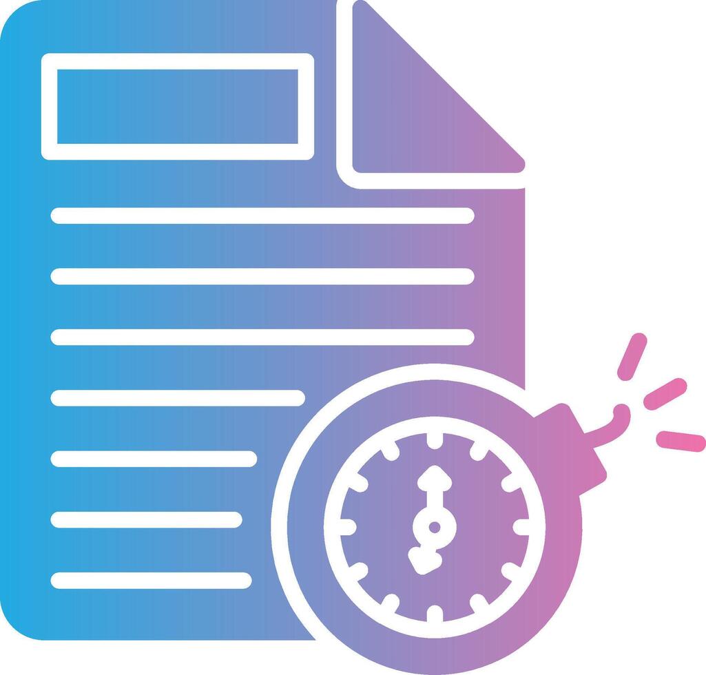 Deadline Futuristic UI Mark vector