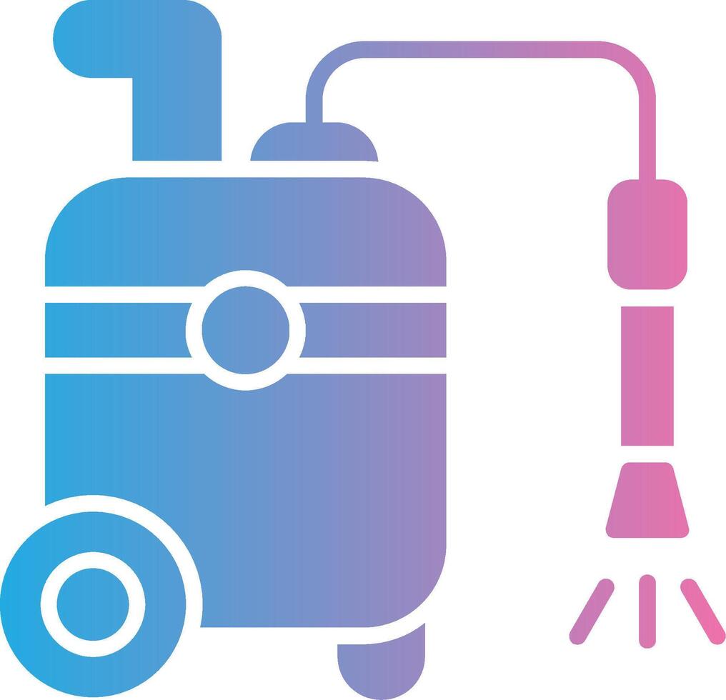 power washing Elegant Flat Illustration vector