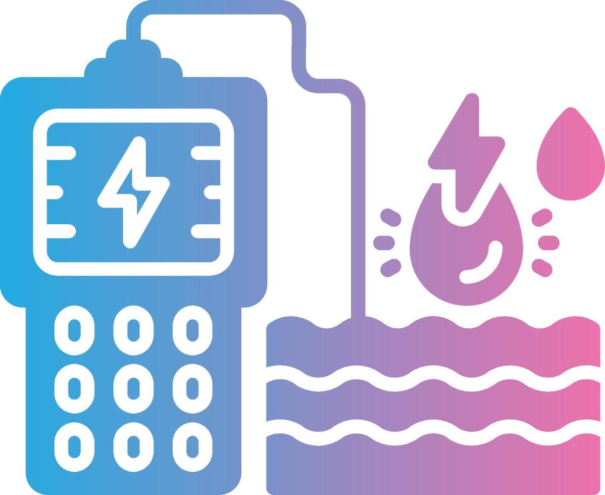 Water Quality Outlined Frame Object vector