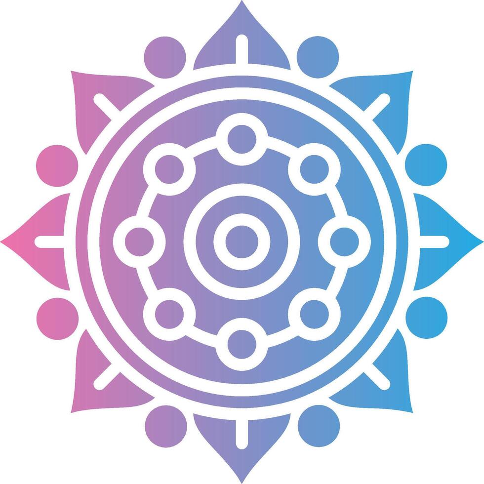 Mandala Smooth UI Symbol vector