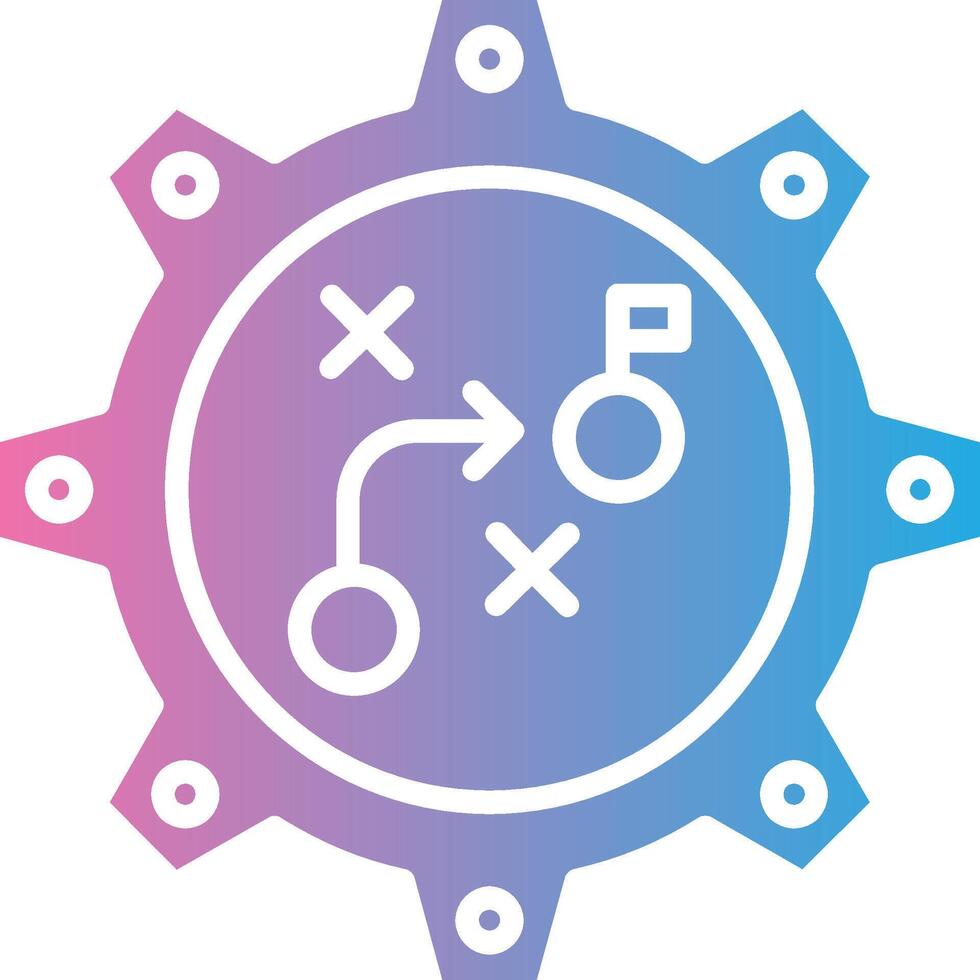Marketing Strategy Coded UI Symbol vector