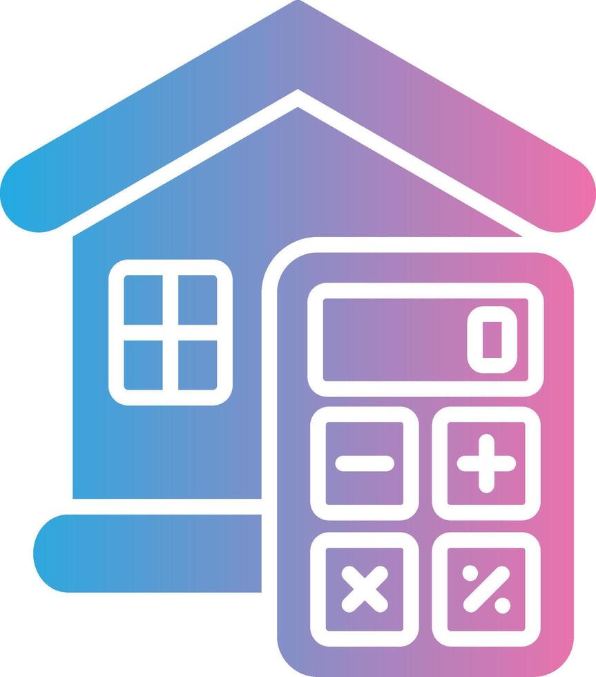 Expense Neon UI Symbol vector