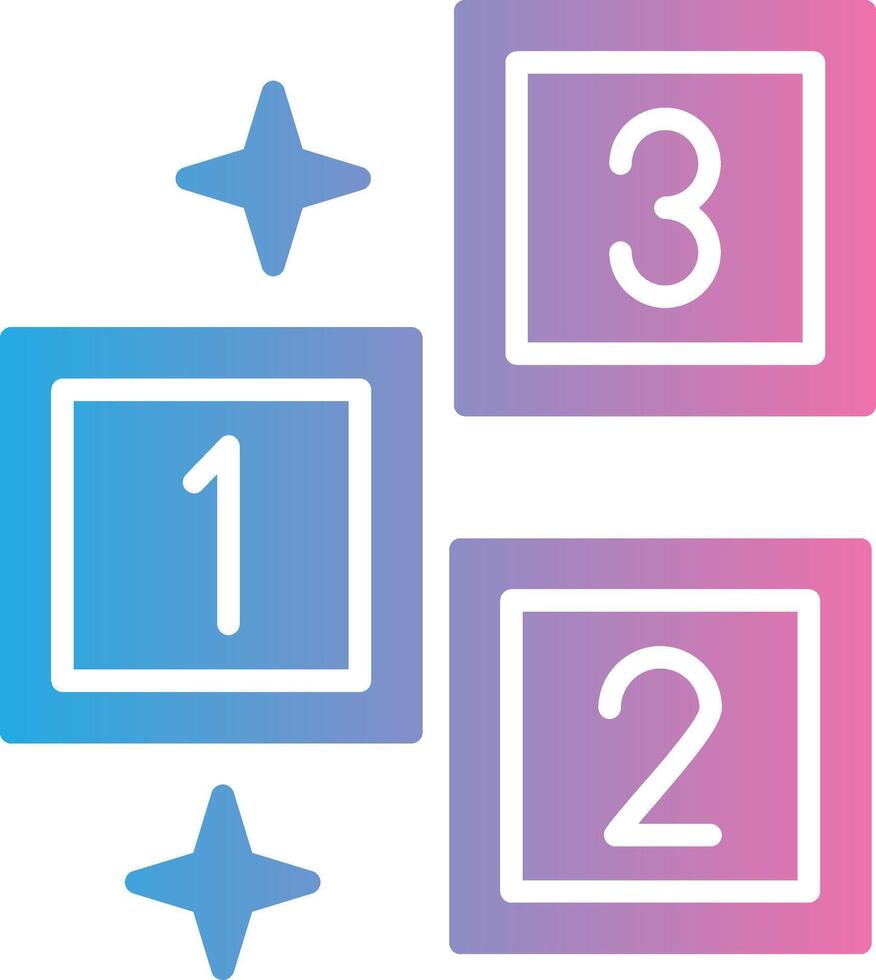 Blocks App Focused Design vector