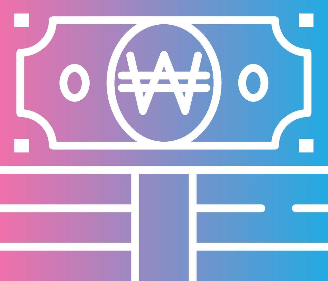 Won Geometric App Mark vector