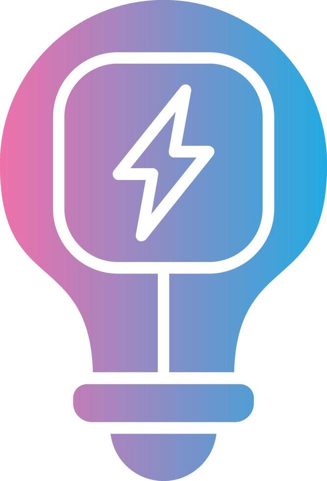 Bulb Muted Tone Element vector