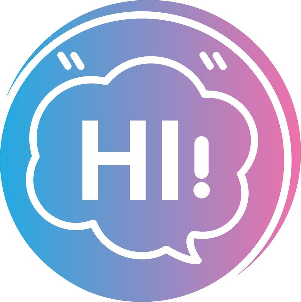 Hi Stylish UX Piece vector