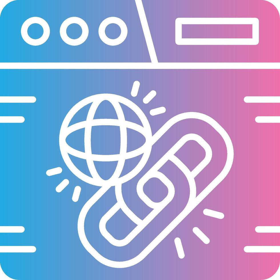 Link Subtle UI Graphic vector