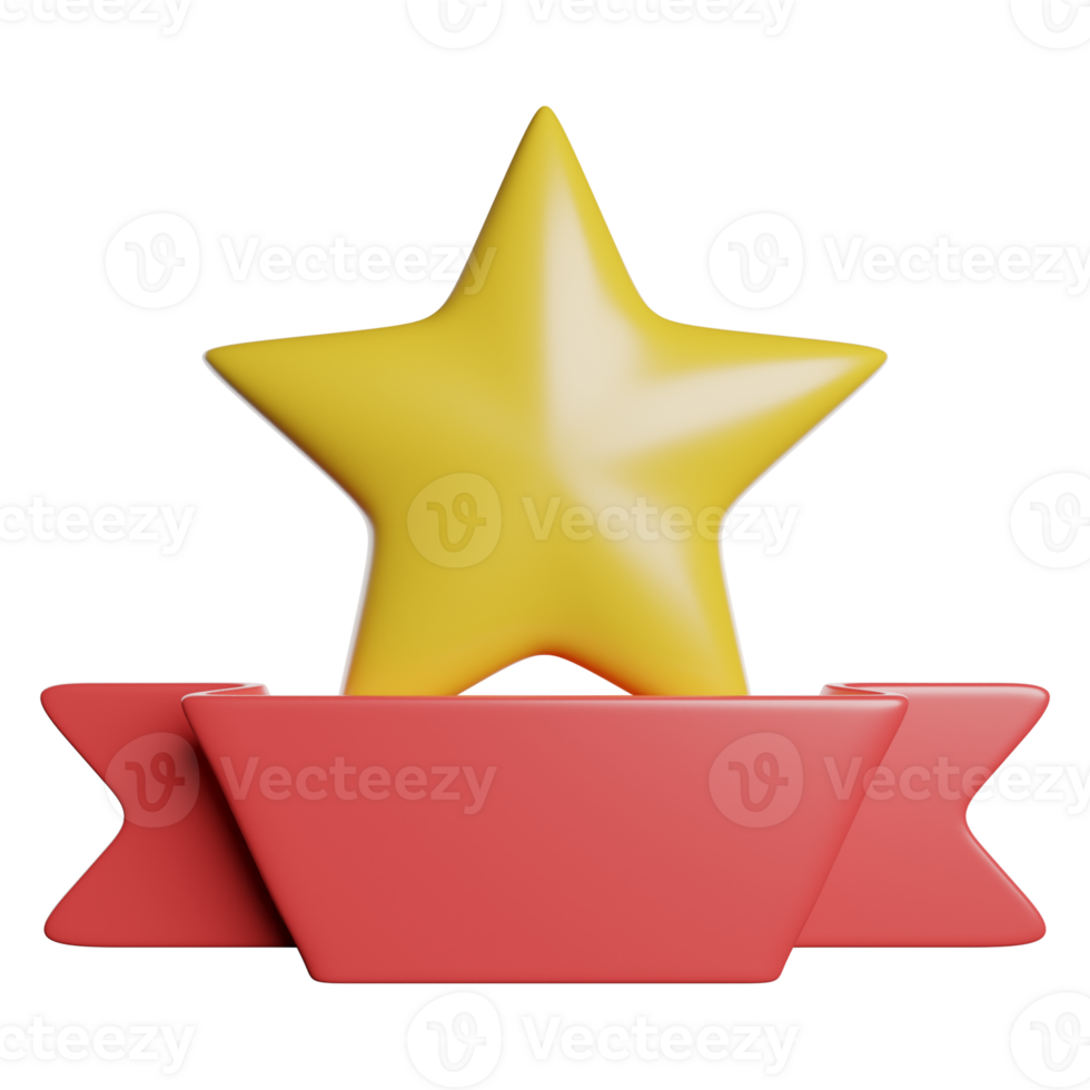 Stars Winner Medali png