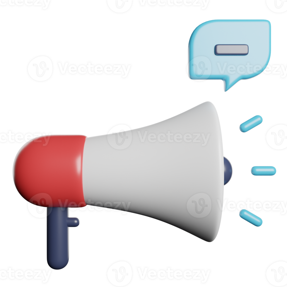 Announce Megaphone Promotion png
