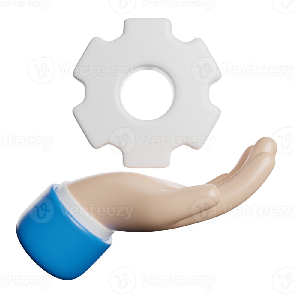 Gear Setting Configuration Hand png
