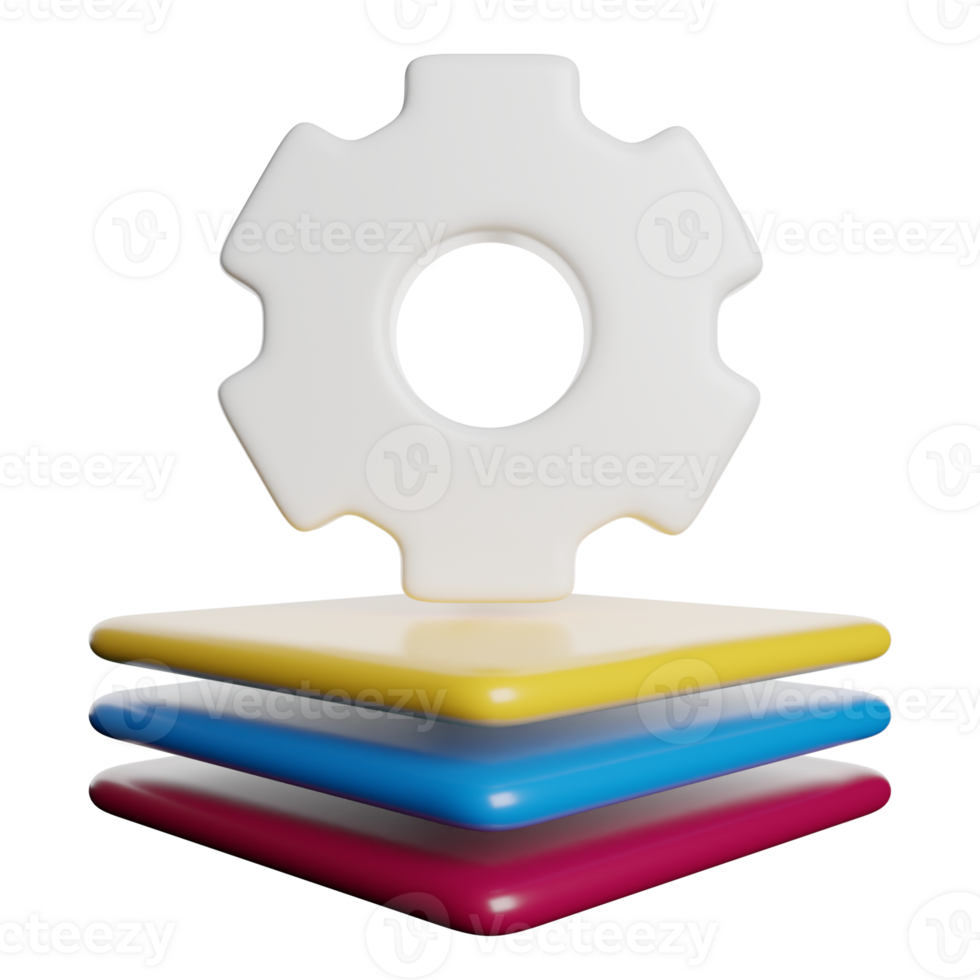 Layers Stack Gear png