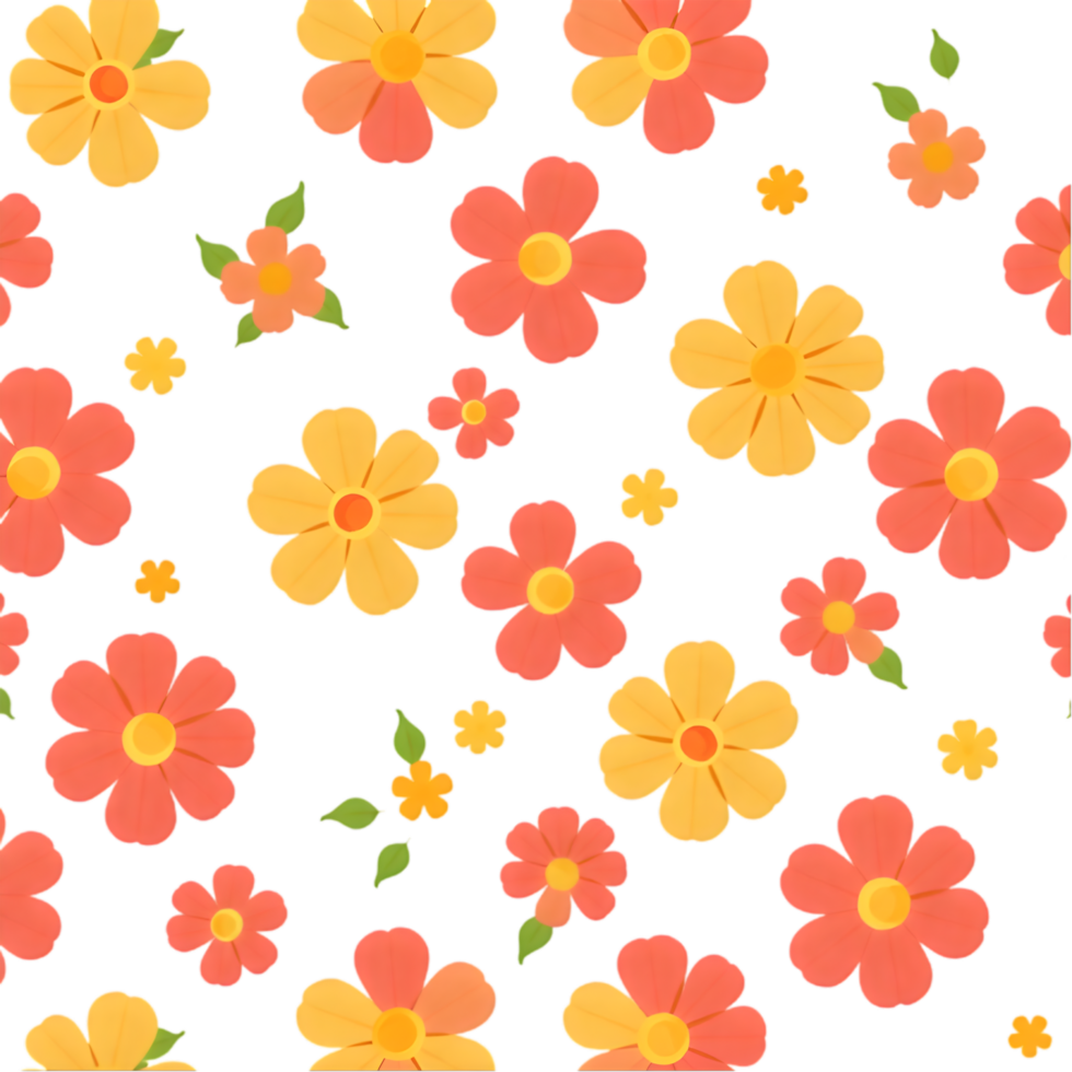 Modern Scandinavian floral surface pattern with clean design. . png