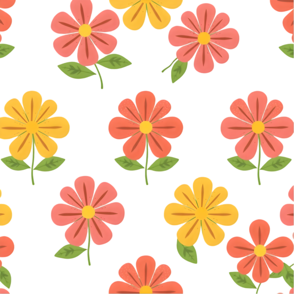 Pastel Scandinavian textile with abstract floral balanced patterns. . png
