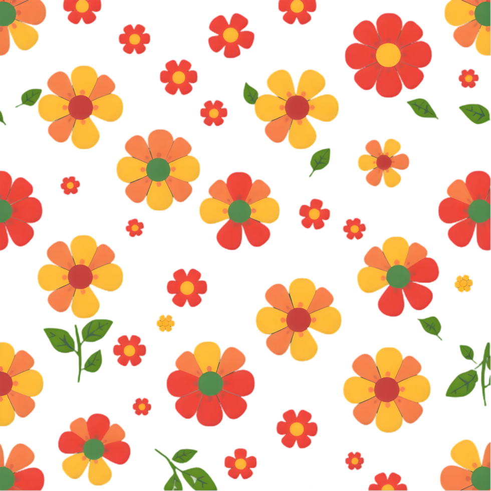 Retro inspired Scandinavian geometric floral fabric with soft balance. . png