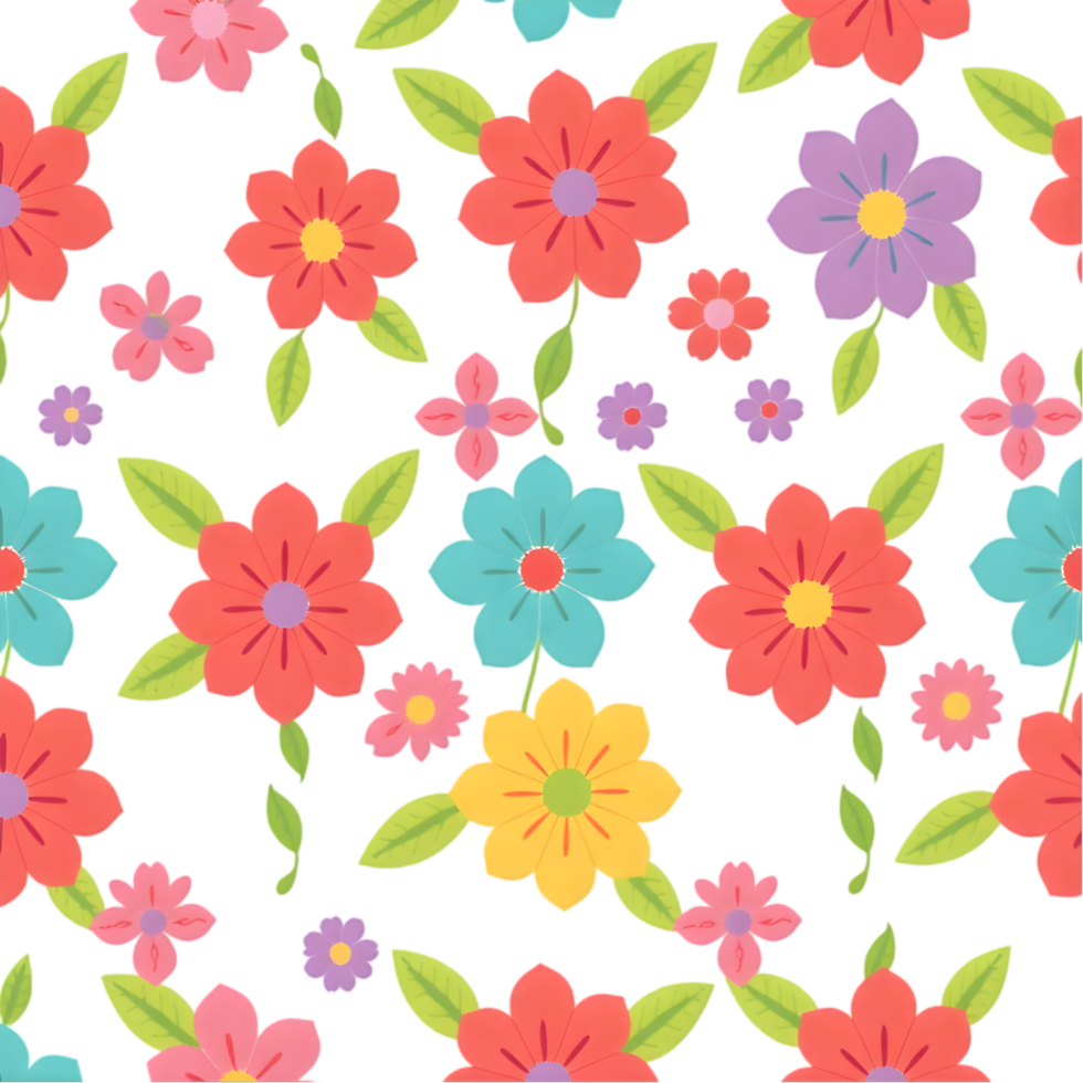 Pretty pastel floral symmetry in Scandinavian clipart form. . png