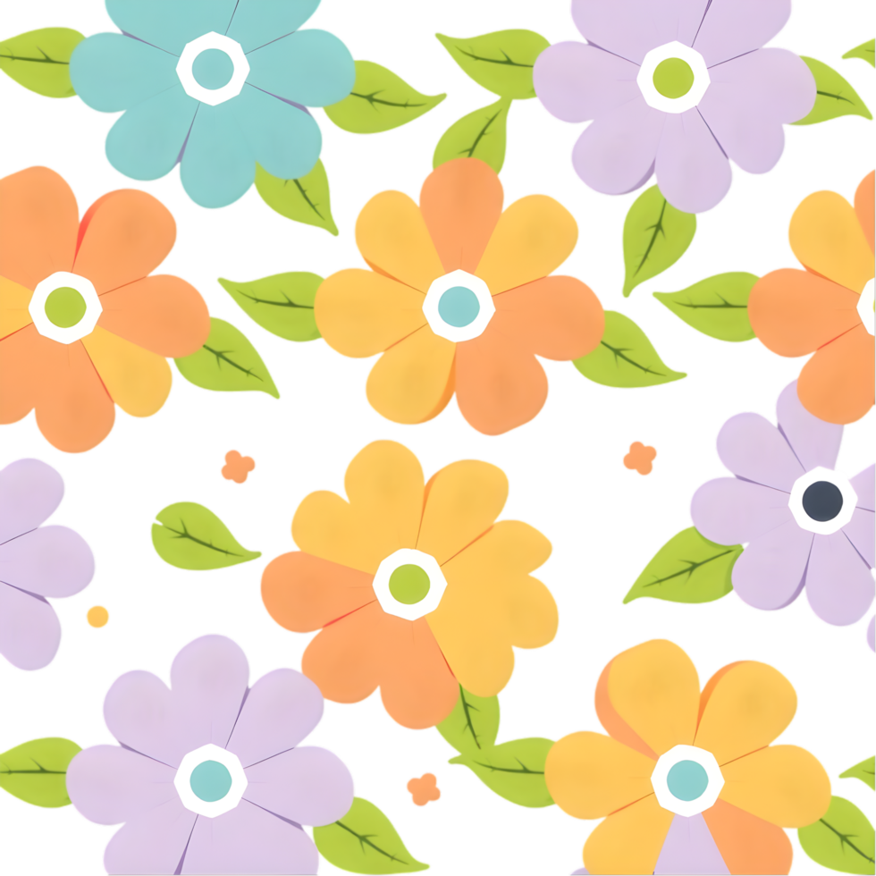 Minimalist bloom style with coral symmetry and lavender. . png