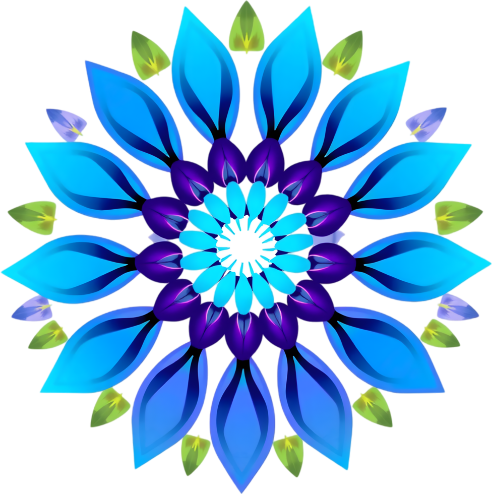 Spiral petals bloom clipart with purple floral artwork. . png