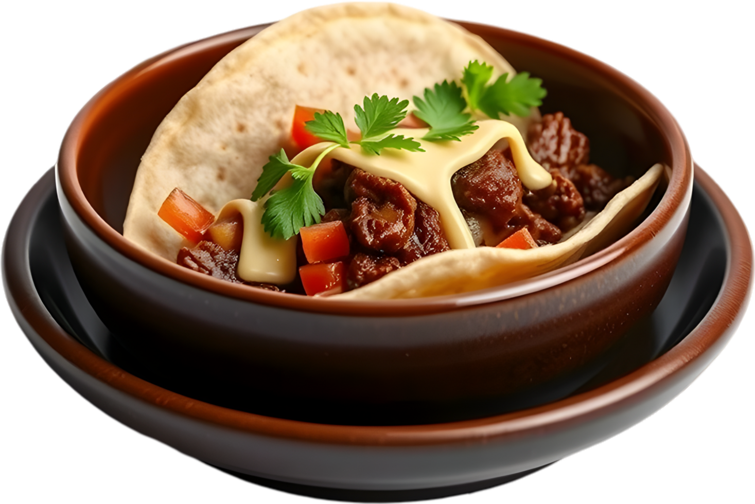 Birria tacos cartoon with bright colors and tasty vibe. . png