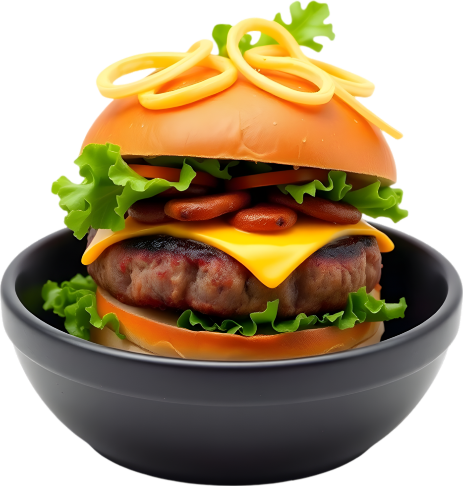Bold burger picture with double beef patty and toppings. . png