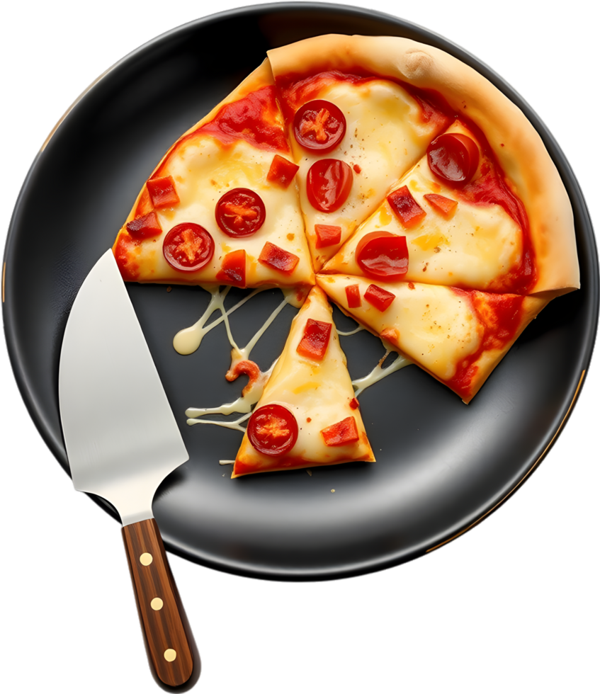 Crust pizza slice dripping cheese with mozzarella pull. . png