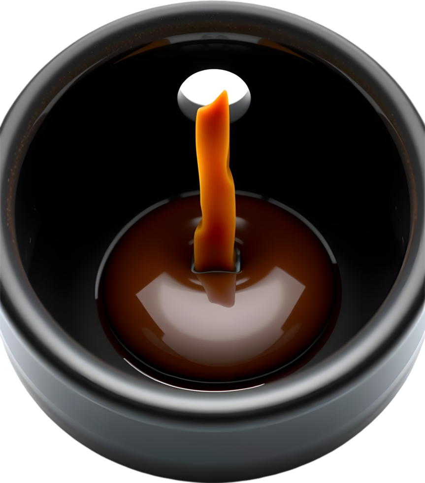 Chocolate cake illustration with baked fudge filling core. . png
