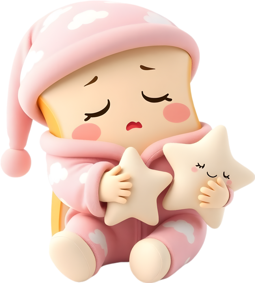 Happy breakfast character cartoon bread slice with joyful design. . png
