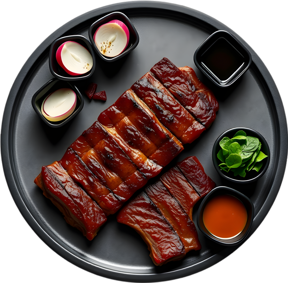 Korean BBQ Grilled Clipart for Delicious Food Projects. . png