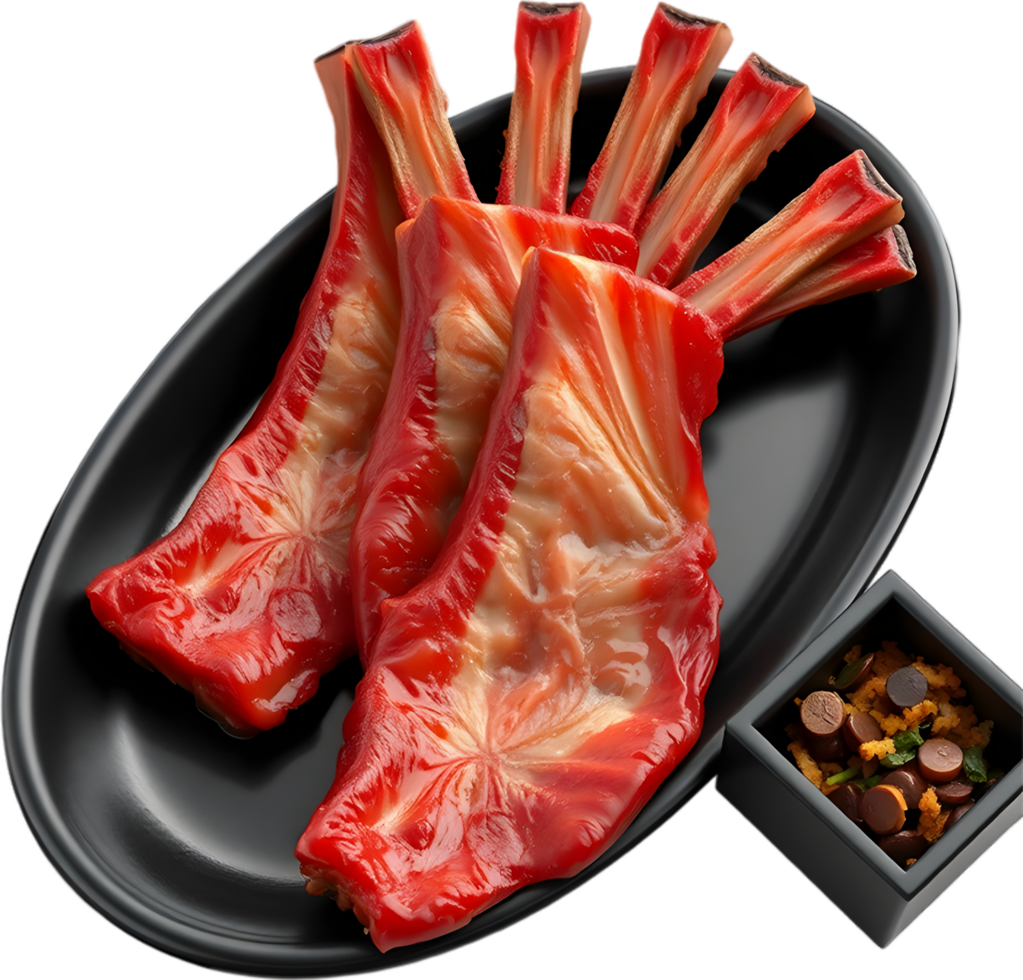 Korean BBQ Clipart Showcasing Tasty Hot Grilled Cuisine. . png