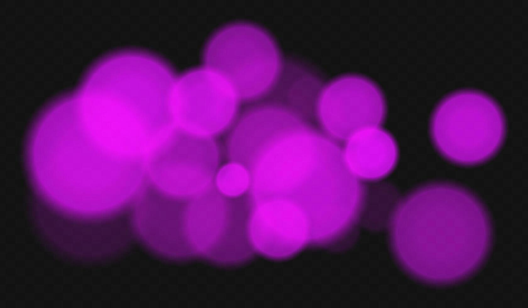A purple light is shining on a black background vector