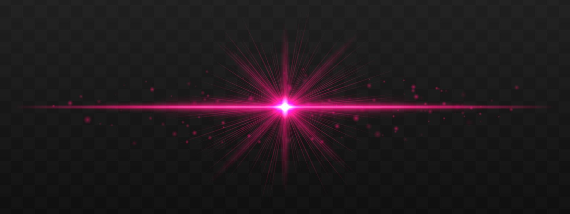 Pink star burst on a black background vector