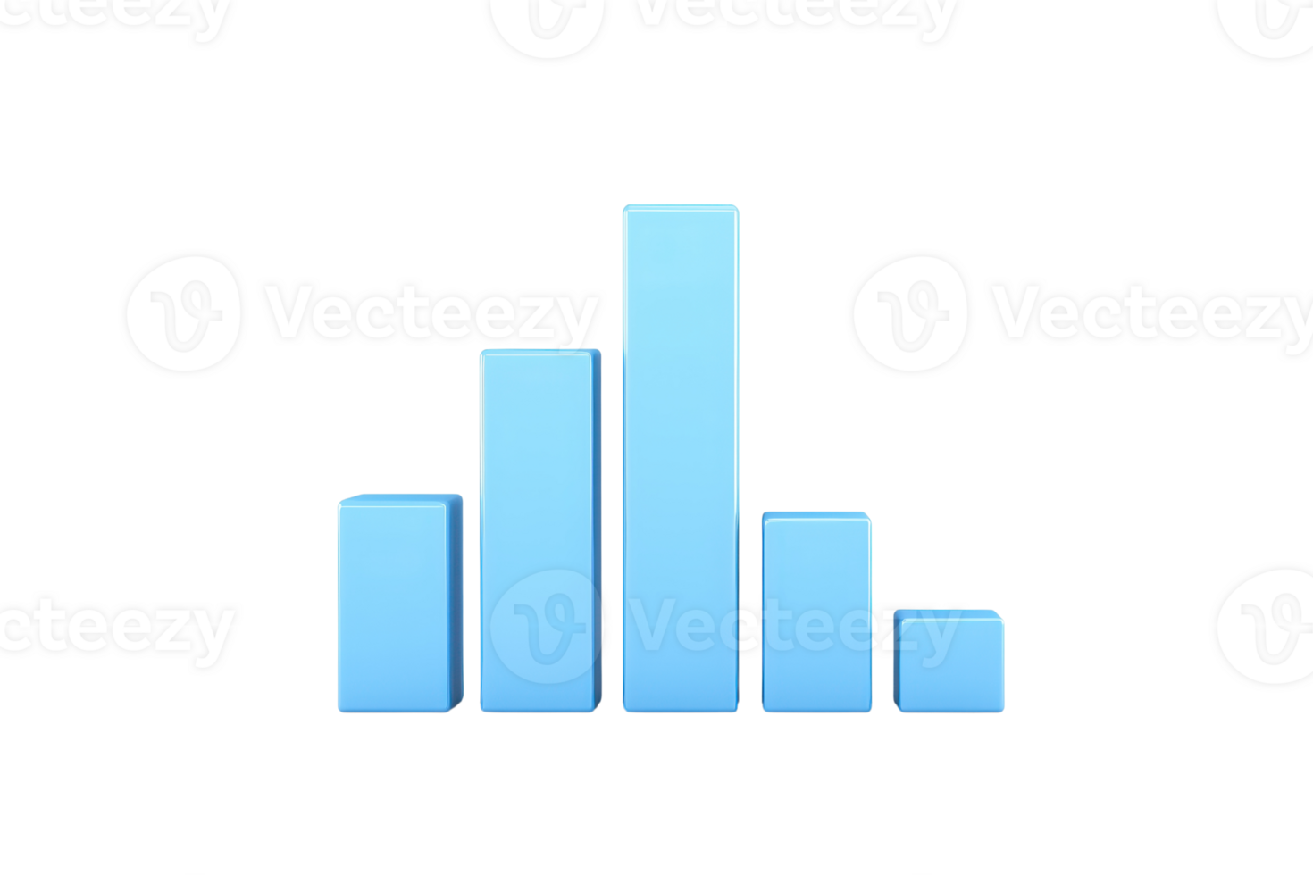 A series of vertical bars in varying heights, depicted in a gradient of blue shades, resembling a visual representation of data or metrics. png