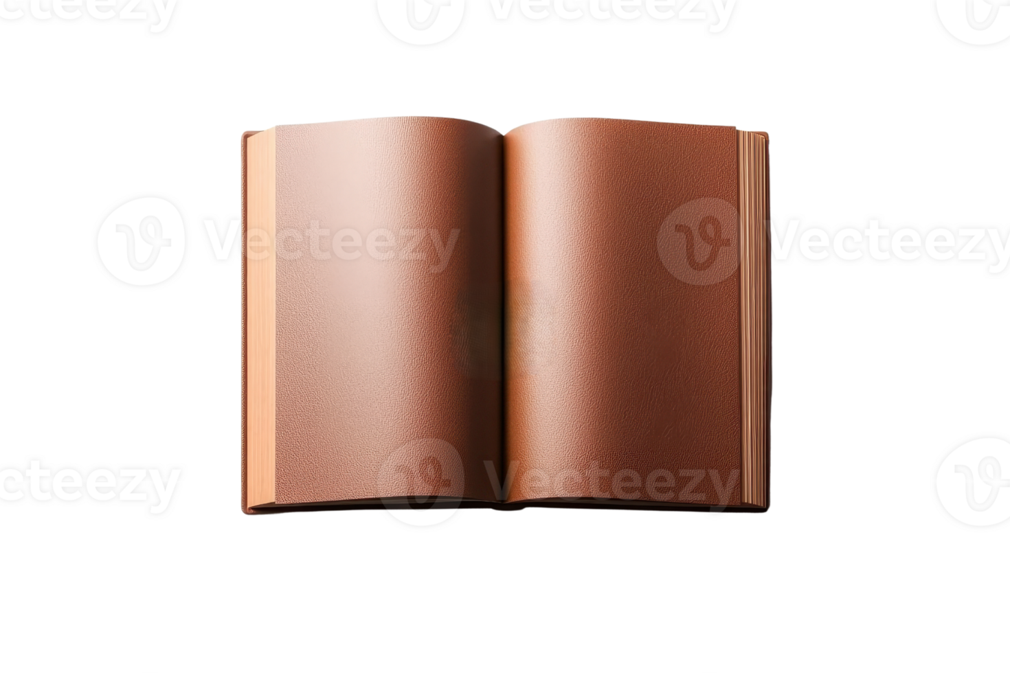 An open book with pages visible, showcasing its interior design and binding. png