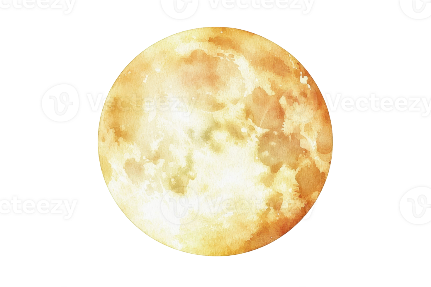 A bright, glowing moon with a textured surface, displaying shades of yellow and white against a dark backdrop. png
